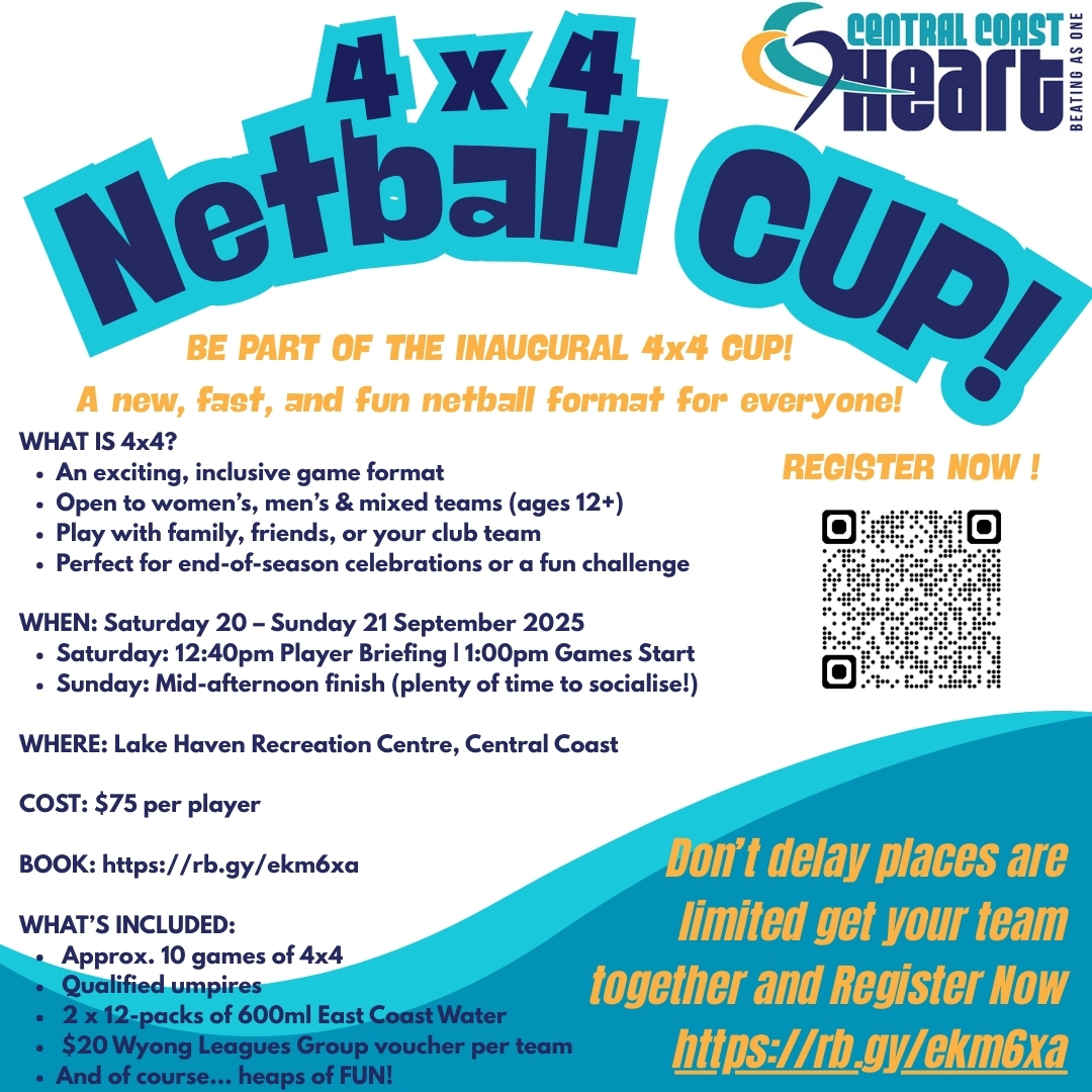 4 x 4 Netball Cup